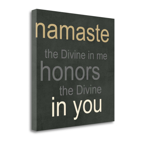 Namaste 4 Wrapped Canvas Print Living Room Wall Art