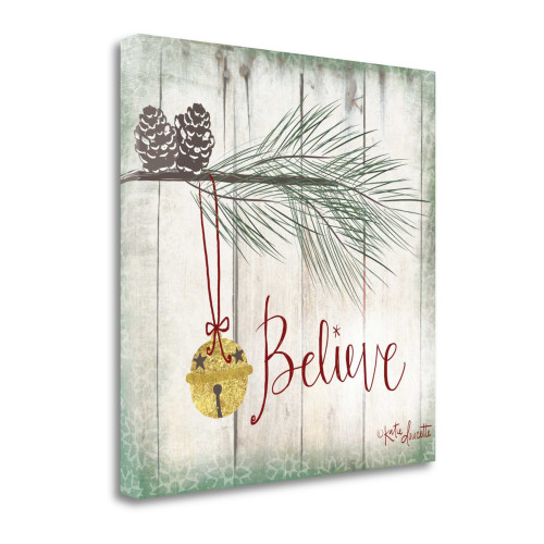 Bells 3 Wrapped Canvas Print Living Room Wall Art