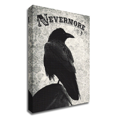 "Nevermore" Wrapped Canvas Print Wall Art