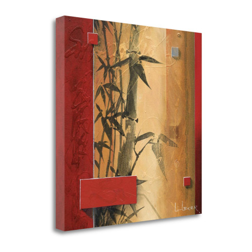 Bamboo Garden 4 Wrapped Canvas Print Wall Art