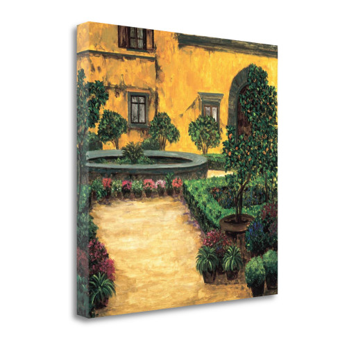 Jardin Toscana 3 Wrapped Canvas Print Wall Art