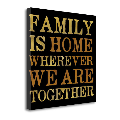 Family 6 Wrapped Canvas Print Living Room Wall Art