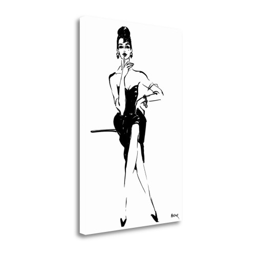 Fleur 4 Wrapped Canvas Print Wall Art
