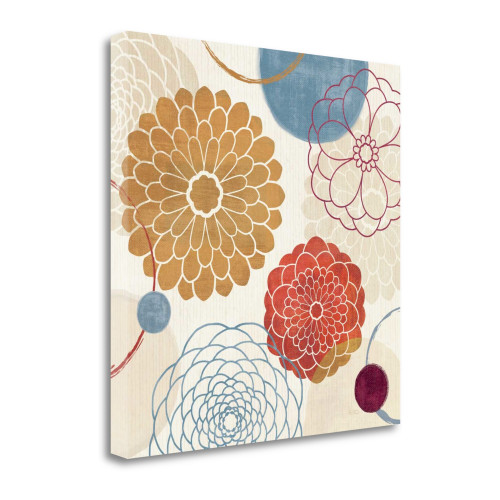 Abstract Bouquet II Wrapped Canvas Print Living Room Wall Art