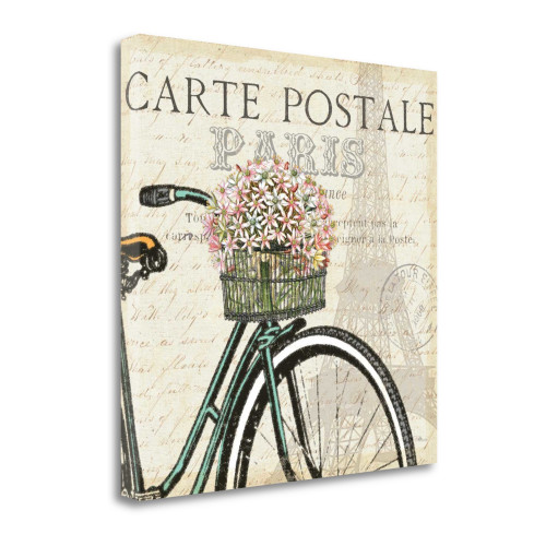 Paris Ride I Wrapped Canvas Print Living Room Wall Art