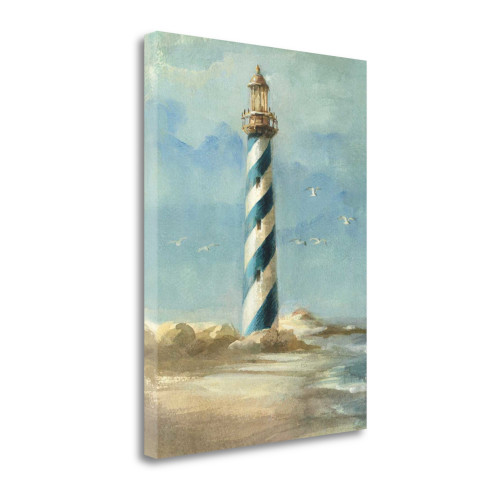 Lighthouse I Wrapped Canvas Print Living Room Wall Art
