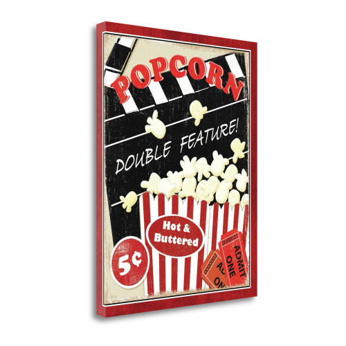 At The Movies I Wrapped Canvas Print Living Room Wall Art