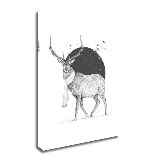 Winter Is All Around Wrapped Canvas Print Wall Art