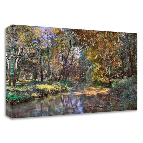 "Autumn In The Afternoon" Wrapped Canvas Print Wall Art