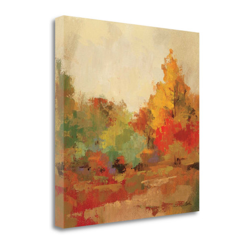 Fall Forest II Wrapped Canvas Print Living Room Wall Art