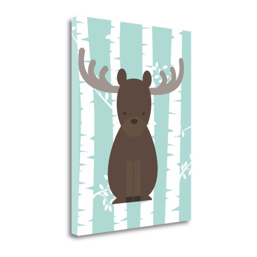 Woodland Birch IV Wrapped Canvas Print Living Room Wall Art