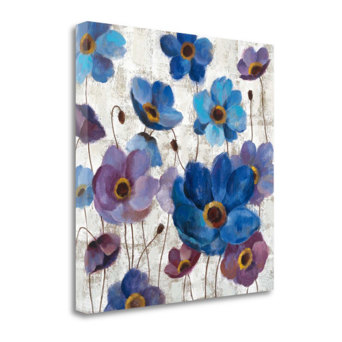 Bold Anemones I Wrapped Canvas Print Living Room Wall Art