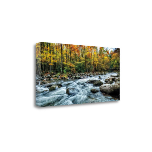 Painted Autumn 2 Wrapped Canvas Print Wall Art