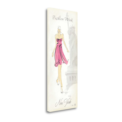 Fashion Lady II Wrapped Canvas Print Living Room Wall Art