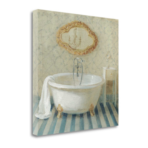Victorian Bath II Wrapped Canvas Print Living Room Wall Art