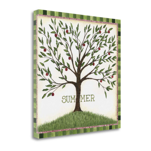 Summer 5 Wrapped Canvas Print Wall Art