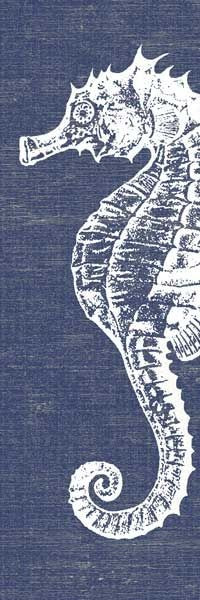 Distressed Seahorse Wall Decor
