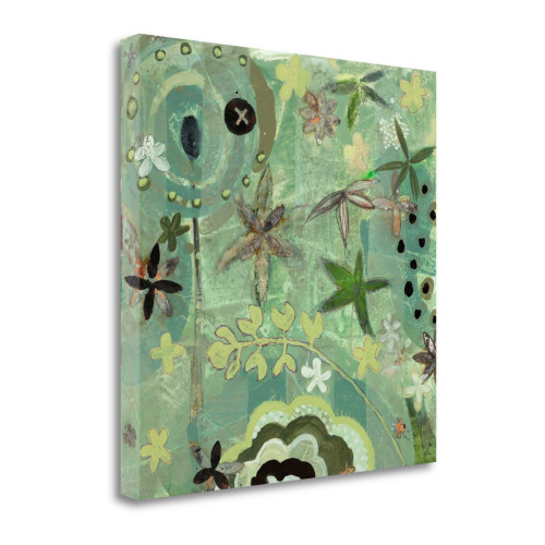 Floral Fantasies 1 Wrapped Canvas Print Living Room Wall Art