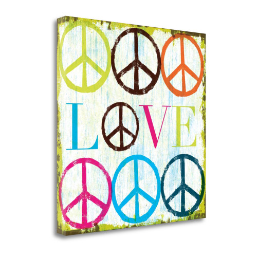 Love 4 Wrapped Canvas Print Living Room Wall Art