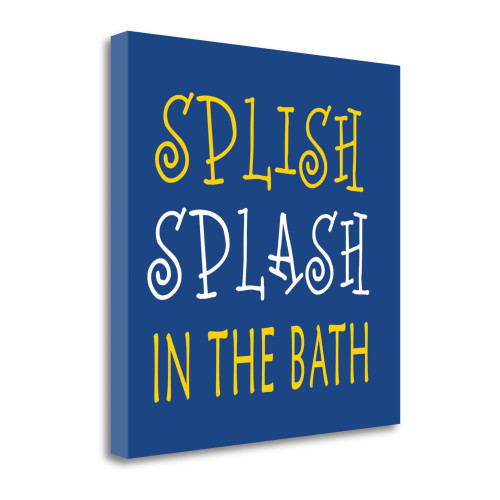 Splash Splash 1 Wrapped Canvas Print Living Room Wall Art