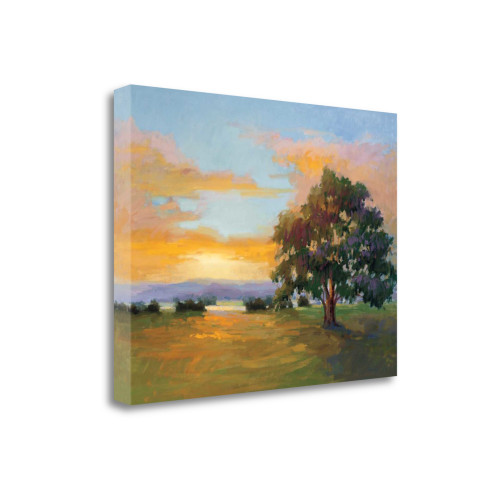 A Sunset Salute 2 Wrapped Canvas Print Wall Art