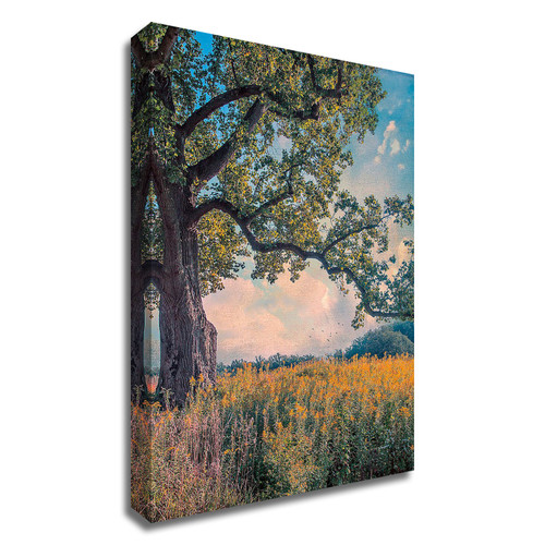 "Where I Daydream" Wrapped Canvas Print Wall Art