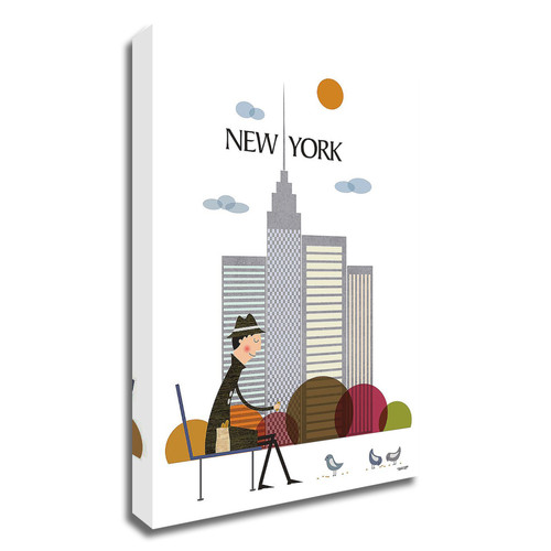 New York Wrapped Canvas Print Wall Art