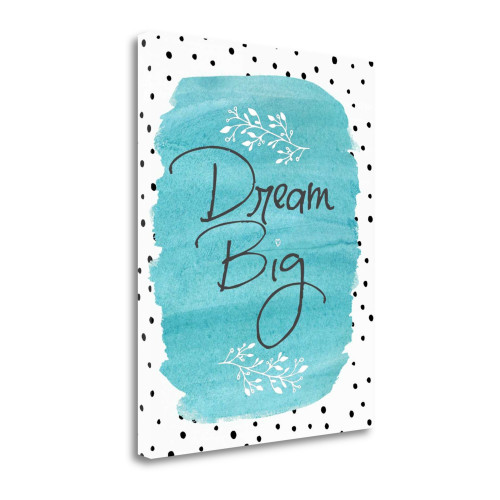 Dream Big 2 Wrapped Canvas Print Wall Art