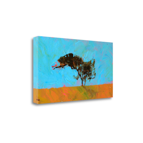 Desert Tree 1 Wrapped Canvas Print Wall Art