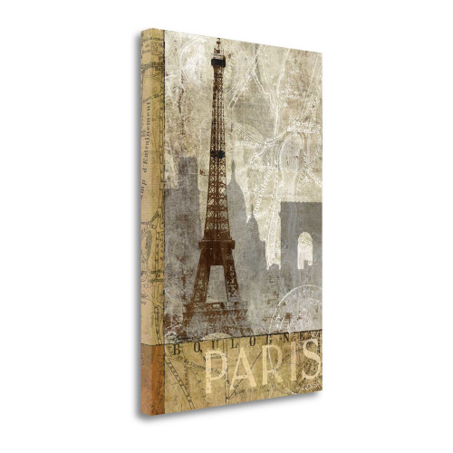 April In Paris 10 Wrapped Canvas Print Living Room Wall Art