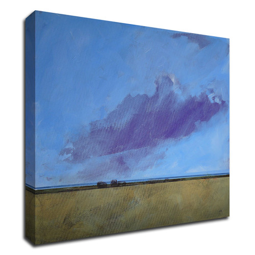"Distant River" Wrapped Canvas Print Wall Art