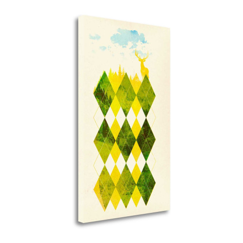 Elegant Forest Wrapped Canvas Print Wall Art