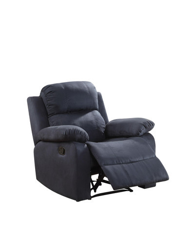 36" Blue Microfiber Recliner
