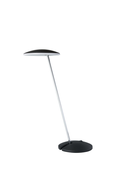 15" Silver Metal Bedside Table Lamp With Silver Shade