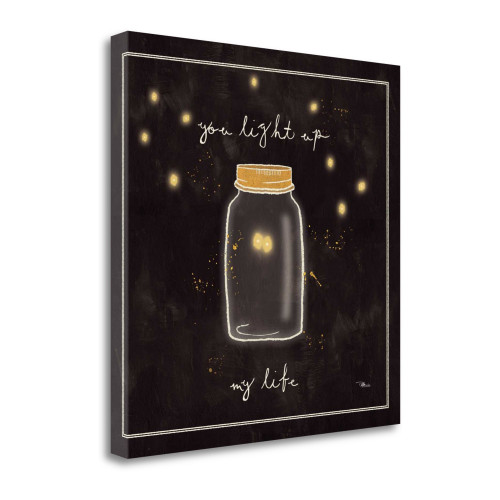 Firefly Glow I Wrapped Canvas Print Living Room Wall Art
