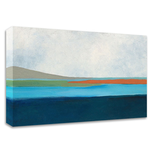 "Layered Earth 4" Wrapped Canvas Print Wall Art