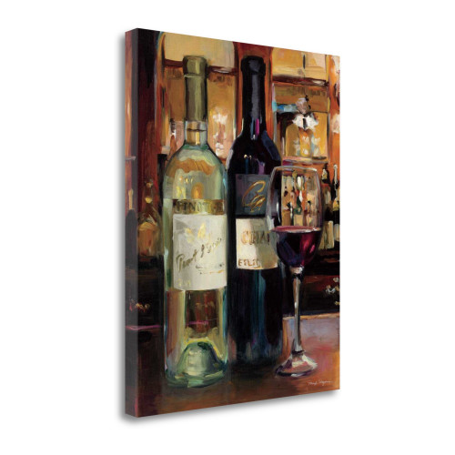 A Reflection Of Wine II Wrapped Canvas Print Living Room Wall Art