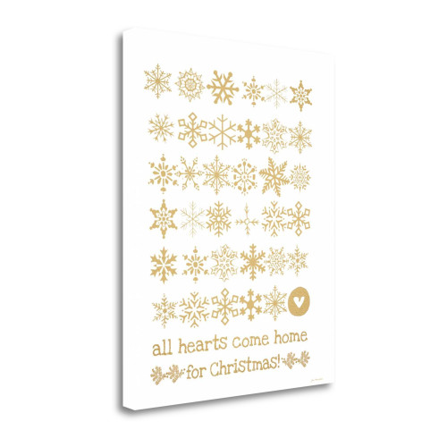 All Hearts Wrapped Canvas Print Wall Art