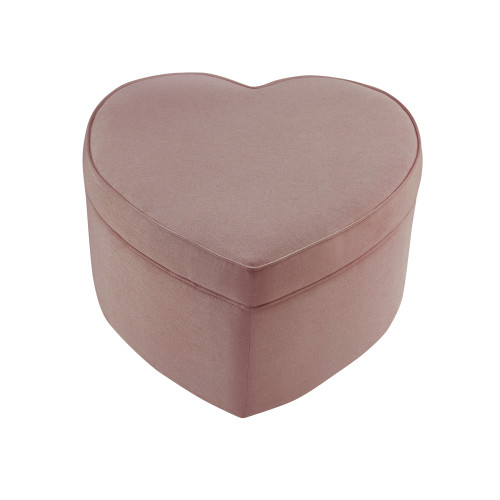 32" Pink Linen Specialty Storage
