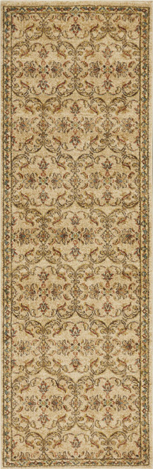 63" X 91" Sand Polypropylene Rug