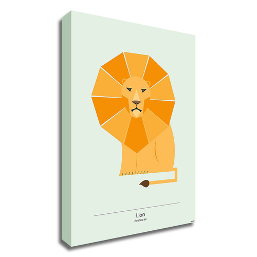 Lion Wrapped Canvas Print Wall Art