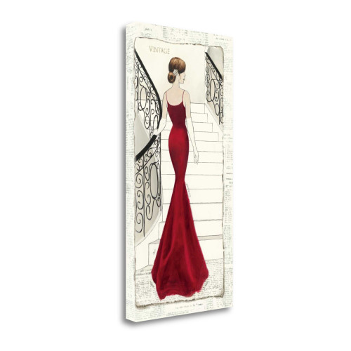 La Belle Rouge 4 Wrapped Canvas Print Living Room Wall Art