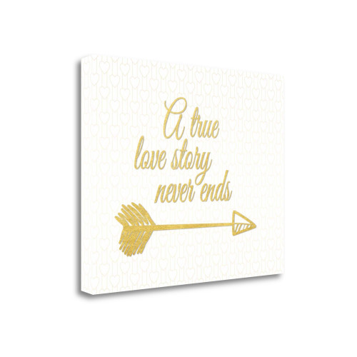 A True Love Story 7 Wrapped Canvas Print Living Room Wall Art