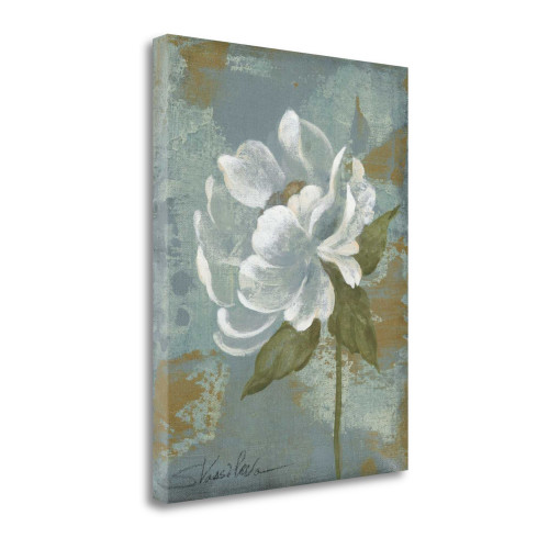 Peony Tile II Wag Wrapped Canvas Print Living Room Wall Art