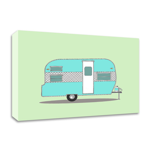 Frolic Camper Wrapped Canvas Print Wall Art