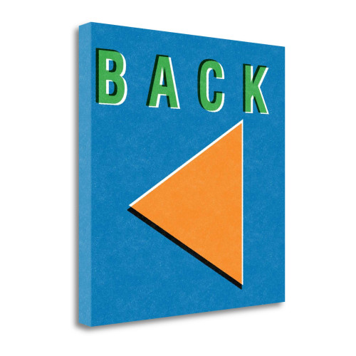 Back 2 Wrapped Canvas Print Living Room Wall Art