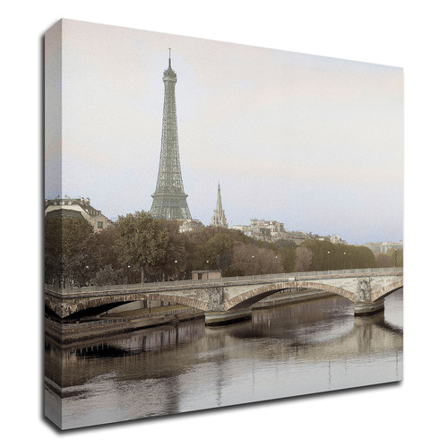 "Tour Eiffel #3" Wrapped Canvas Print Wall Art