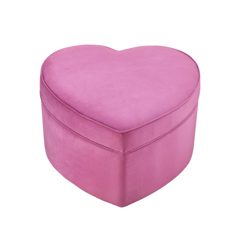 32" Fuchsia Velvet Specialty Storage