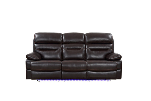 89" X 40" X 41" Brown Power Reclining Sofa