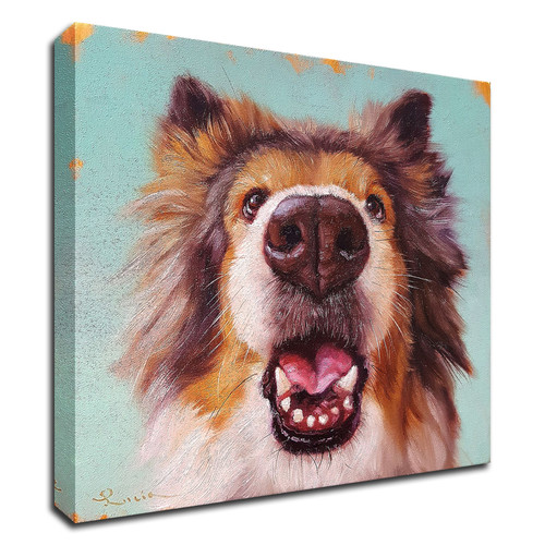 "Follow Your Nose 9" Wrapped Canvas Print Wall Art